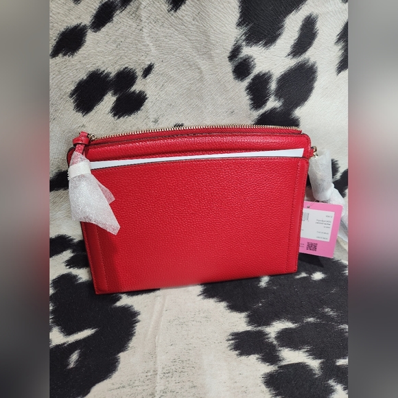 Kate Spade Red Pouch Wristlet - Picture 2 of 6